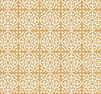 Fabric roller blind for window Portuguese folk pattern tile