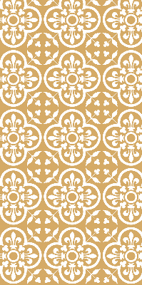 Fabric roller blind for window Portuguese folk pattern tile