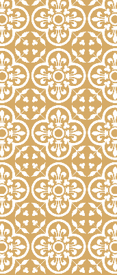 Fabric roller blind for window Portuguese folk pattern tile