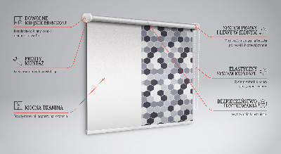Blackout roller blind for window Honeycombs