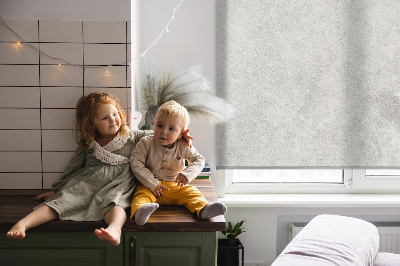 Fabric roller blind for window Smoke
