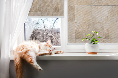 Blackout roller blind for window Tiles