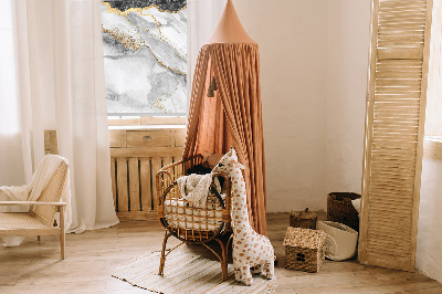 Blackout roller blind for window Marble