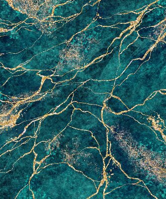 Blackout roller blind Green marble