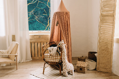 Blackout roller blind Green marble