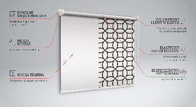 Blackout roller blind for window Interlacing