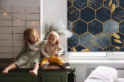 Fabric roller blind for window Honeycombs