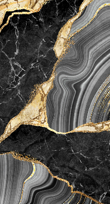 Blackout roller blind Black marble