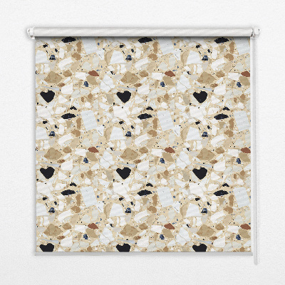 Blackout roller blind for window Light granite