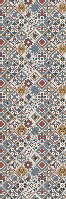 Fabric roller blind for window Decorative rhombuses