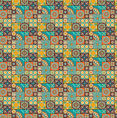 Blackout roller blind Colorful mandala