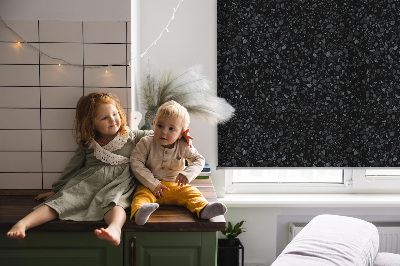 Blackout roller blind Elements on a black background