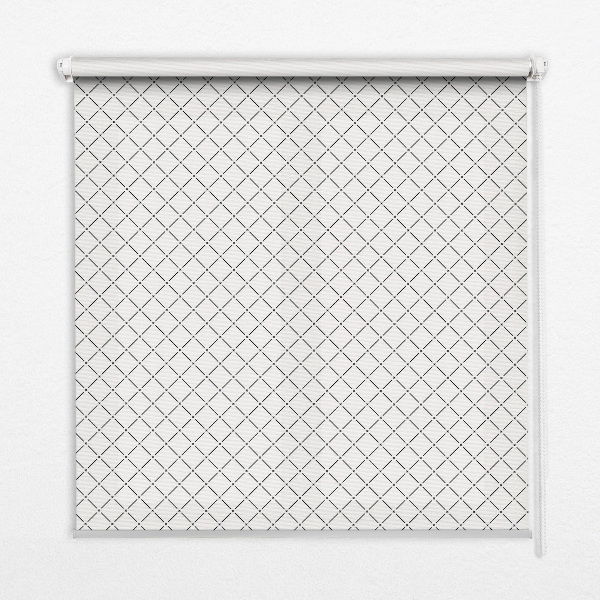 Blackout roller blind for window Rhombuses