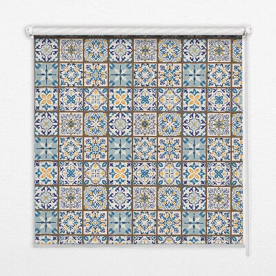 Fabric roller blind for window Mandala