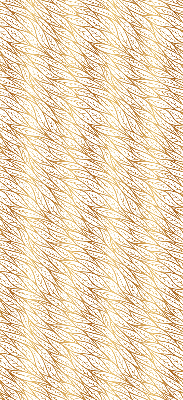 Fabric roller blind for window Golden leaves