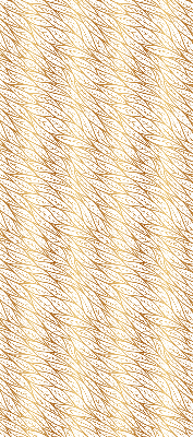 Fabric roller blind for window Golden leaves
