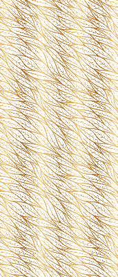 Fabric roller blind for window Golden leaves