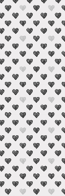 Blackout roller blind Dark Hearts