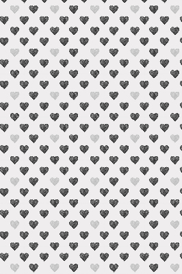 Blackout roller blind Dark Hearts