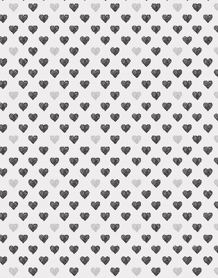Blackout roller blind Dark Hearts