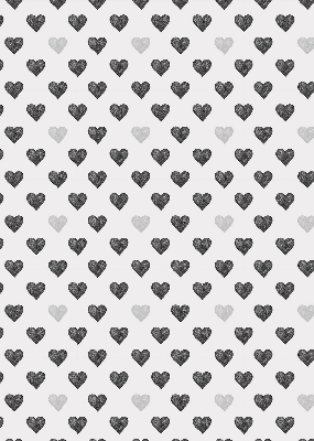 Blackout roller blind Dark Hearts