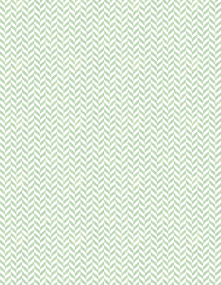 Fabric roller blind for window Green herringbone