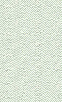 Fabric roller blind for window Green herringbone