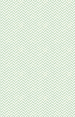Fabric roller blind for window Green herringbone