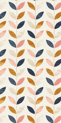Blackout roller blind for window Leaves