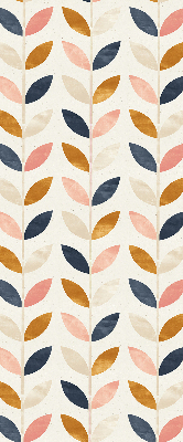 Blackout roller blind for window Leaves