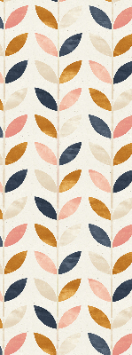 Blackout roller blind for window Leaves