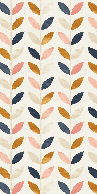 Blackout roller blind for window Leaves