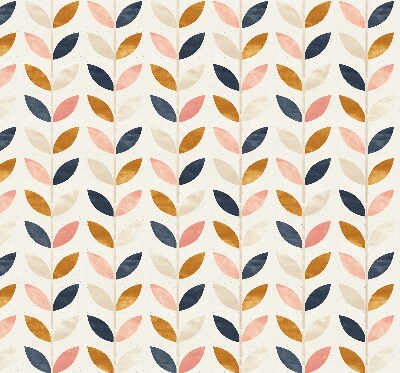 Blackout roller blind for window Leaves