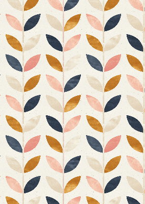 Blackout roller blind for window Leaves