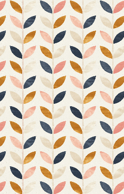 Blackout roller blind for window Leaves