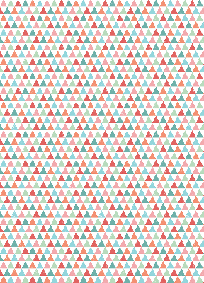 Blackout roller blind Colorful triangles