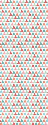 Blackout roller blind Colorful triangles