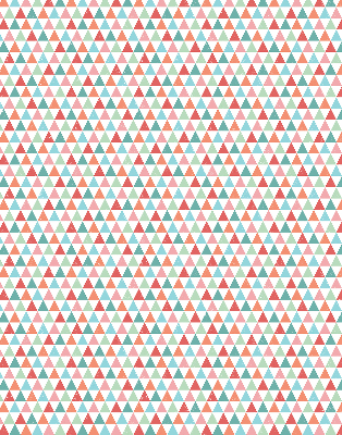 Blackout roller blind Colorful triangles