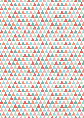 Blackout roller blind Colorful triangles