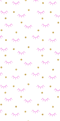 Blackout roller blind for window Drawn eyebrows and dots