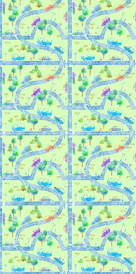 Blackout roller blind for window Streets
