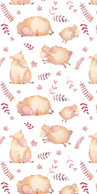 Blackout roller blind Sheep among the stars