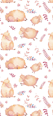 Blackout roller blind Sheep among the stars