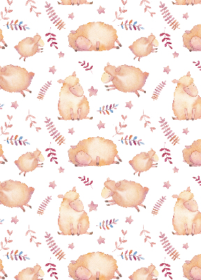 Blackout roller blind Sheep among the stars