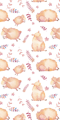 Blackout roller blind Sheep among the stars