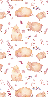 Blackout roller blind Sheep among the stars