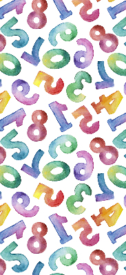 Blackout roller blind Colorful numbers