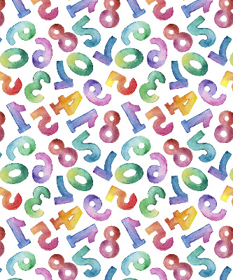 Blackout roller blind Colorful numbers