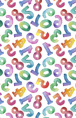 Blackout roller blind Colorful numbers