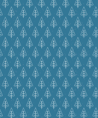 Blackout roller blind for window Trees in the rain